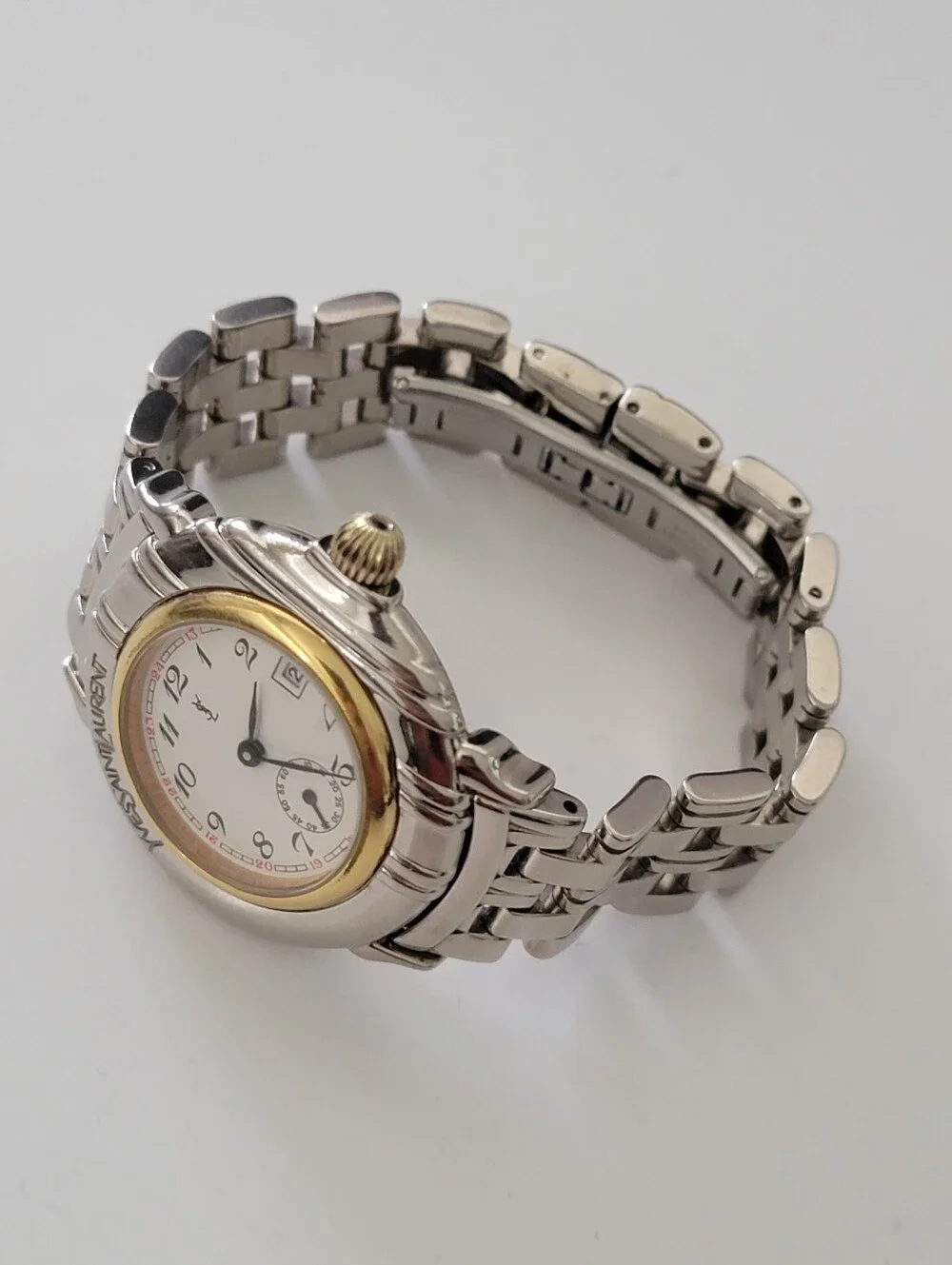 Yves Saint Laurent B02- 00326 Women's Two-Tone Swiss Quartz Watch